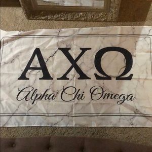 Large Alpha Chi Omega flag/tapestry